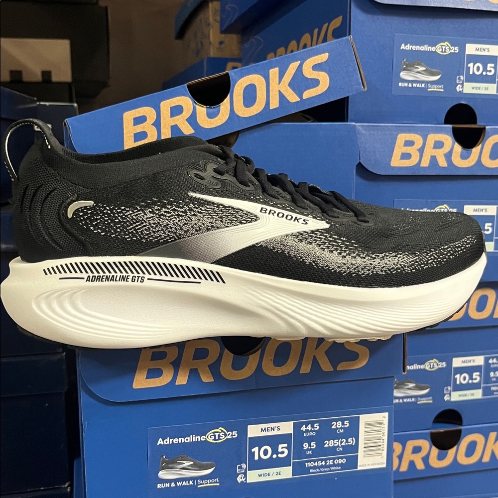 Brooks Men’s Adrenaline GTS 25 Supportive Running & Walking Shoe - Picture 2 of 3